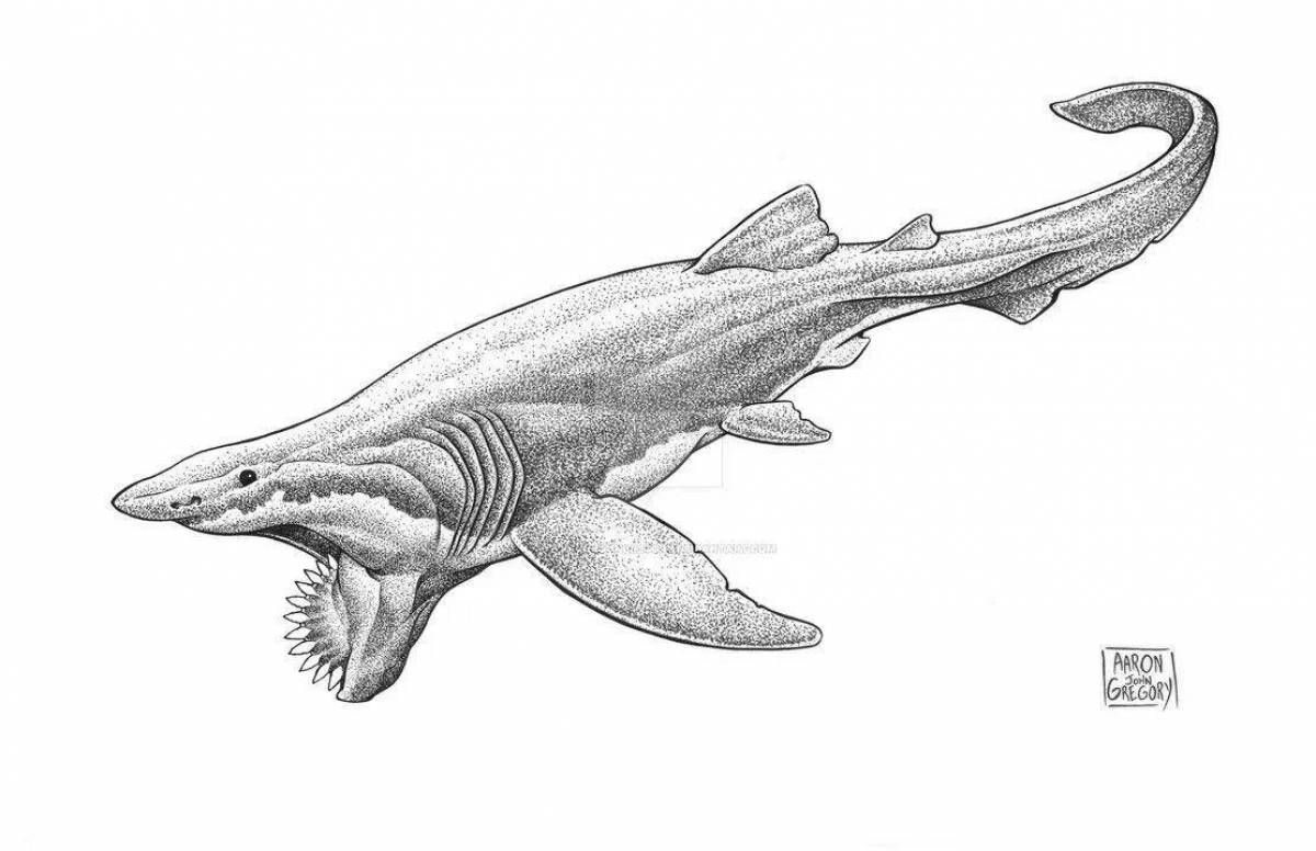Colorific mosasaurus coloring pages for kids