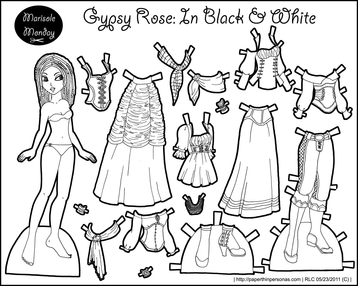 Dress barbie doll serene coloring page