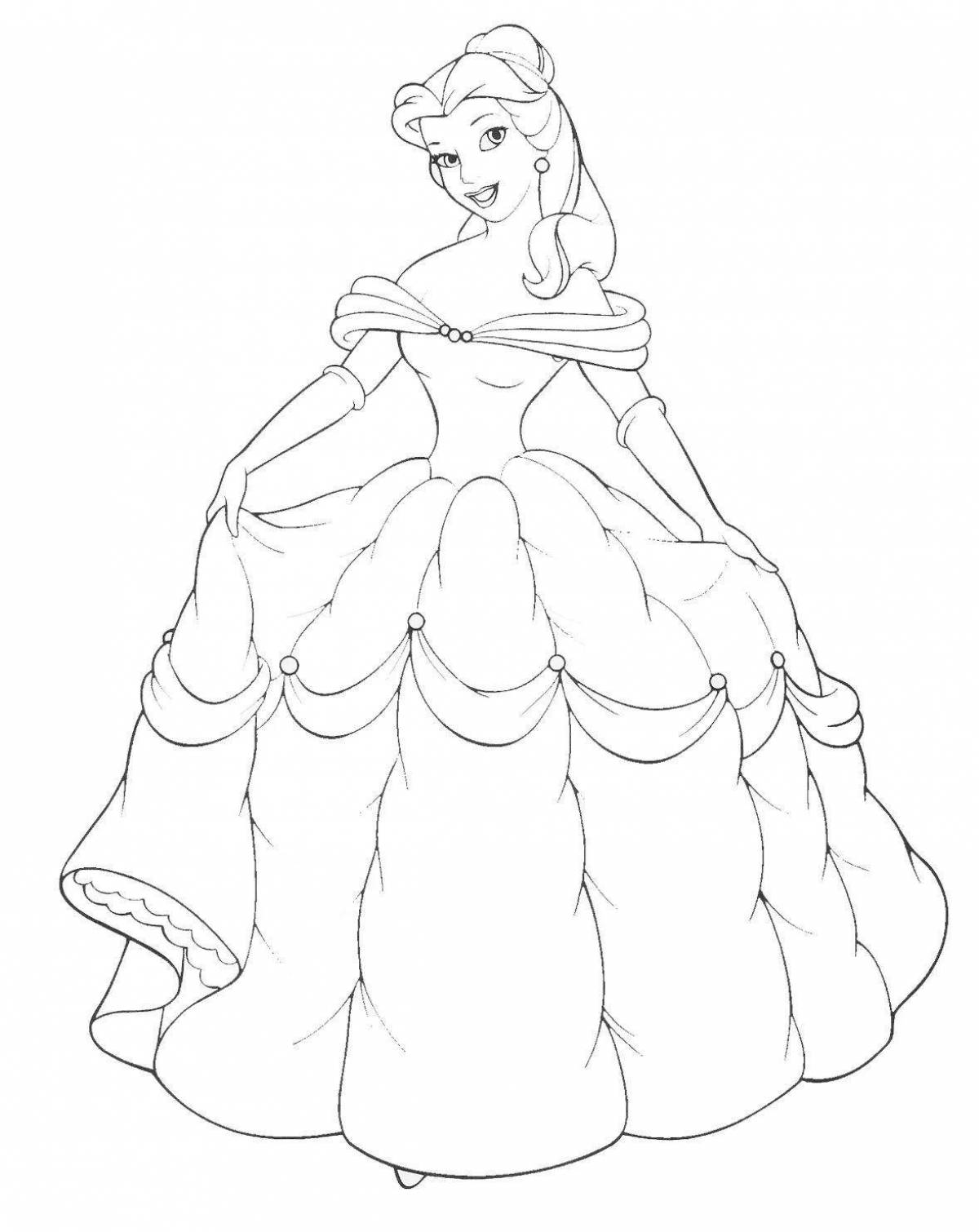 Mysterious underwear coloring page