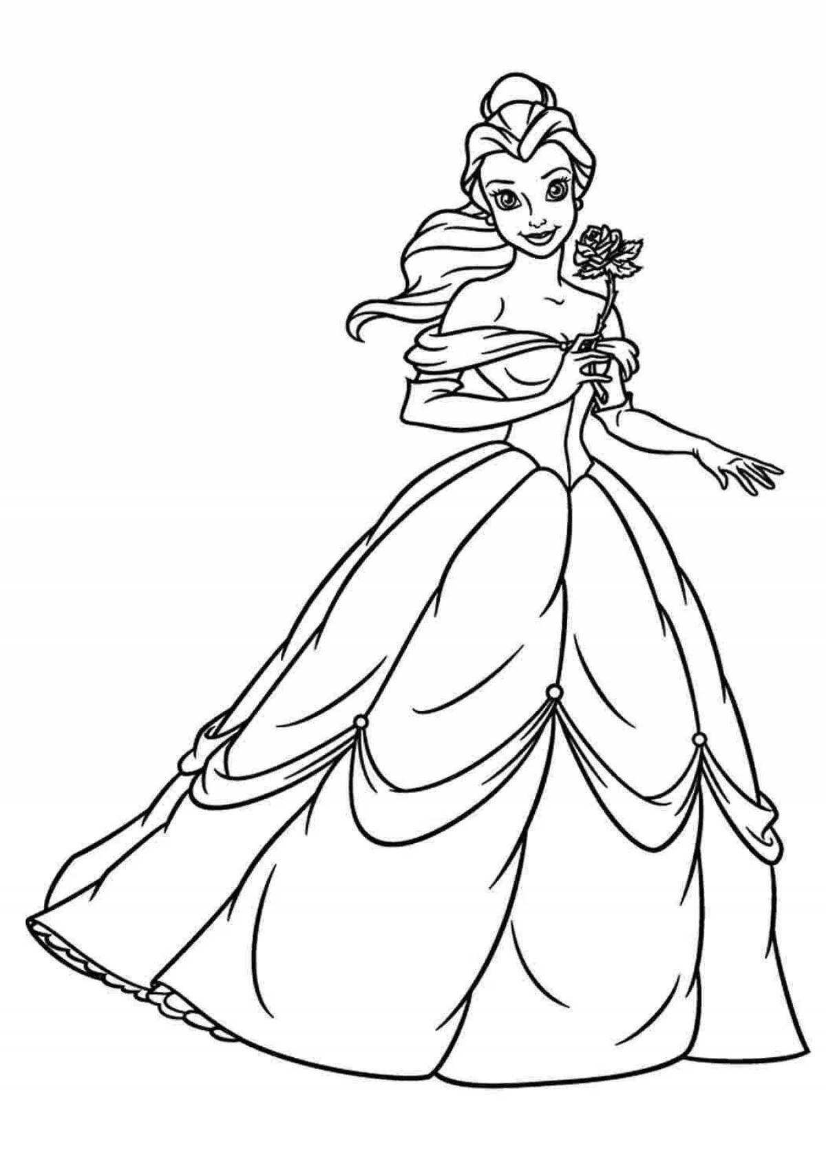 Luxury lingerie coloring page