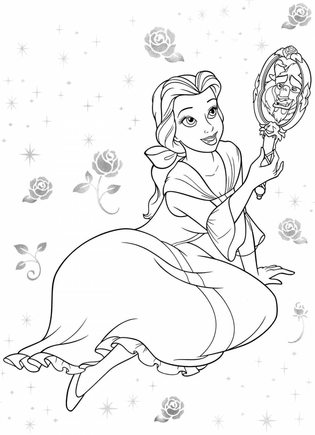 Romantic lingerie coloring page