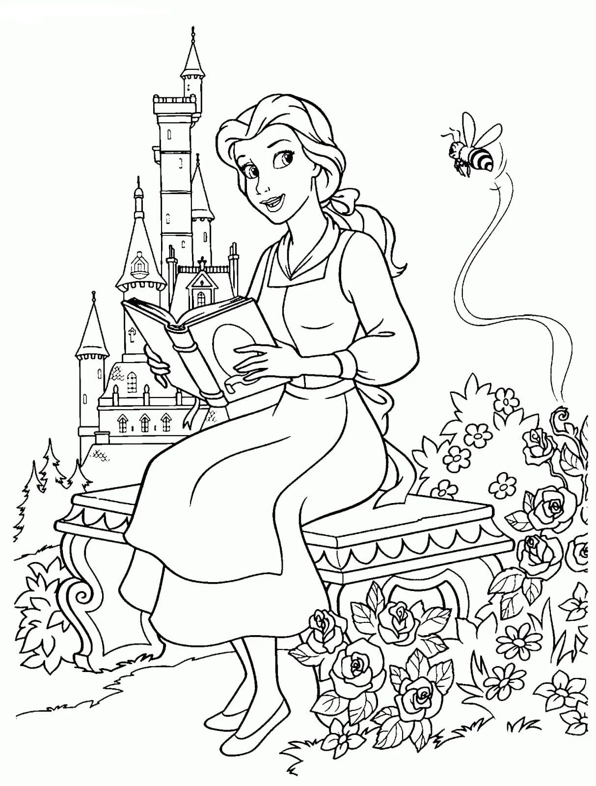 Charm lingerie coloring page