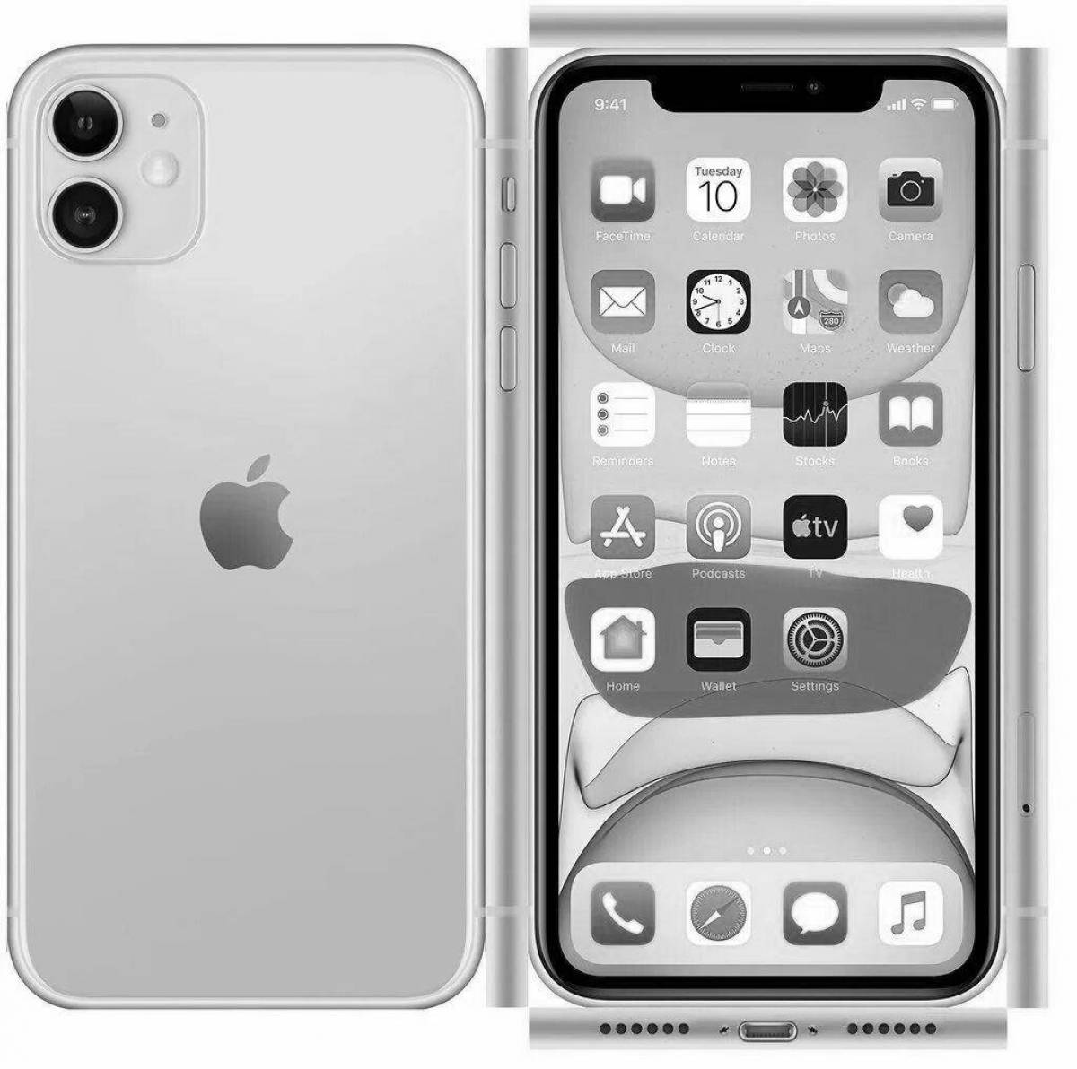 Gorgeous paper phone coloring book