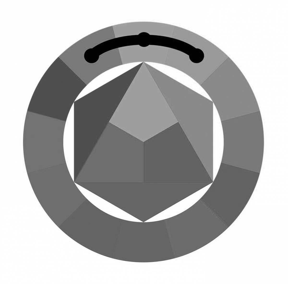 Itten's fun coloring of the color wheel