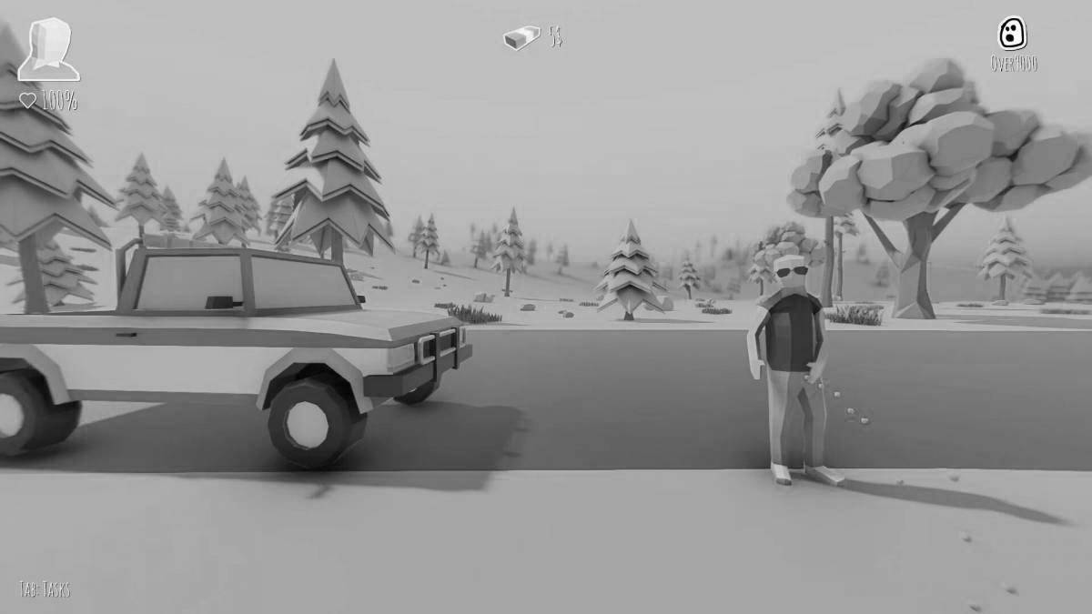 Coloring book of incredibly cool dude simulator