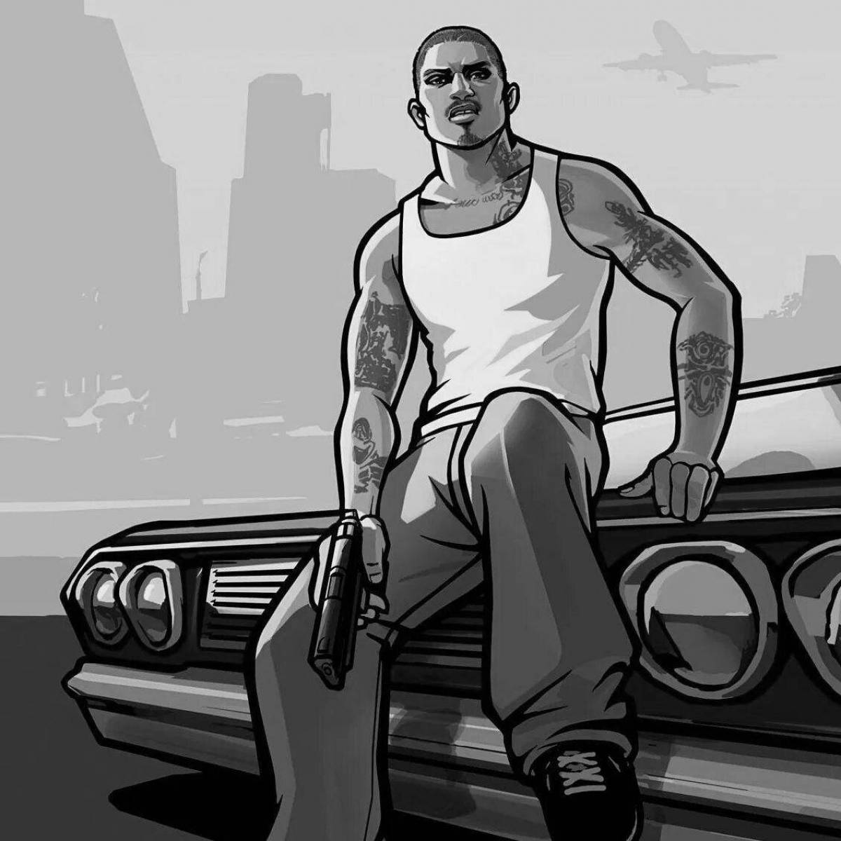 Coloring adorable cool dude simulator