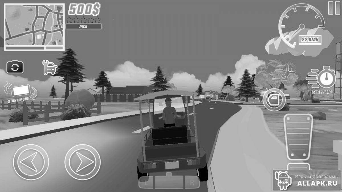 Coloring vivacious cool dude simulator