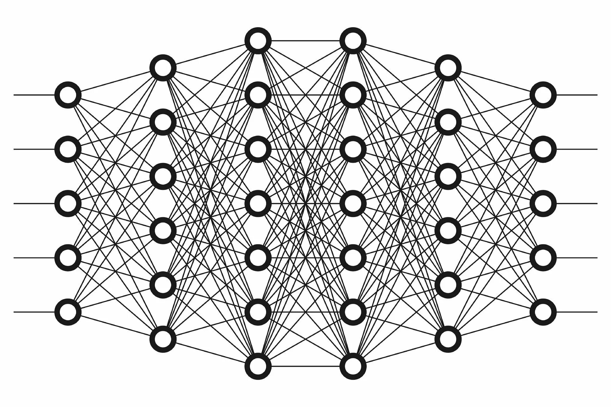 Complex neural network coloring page