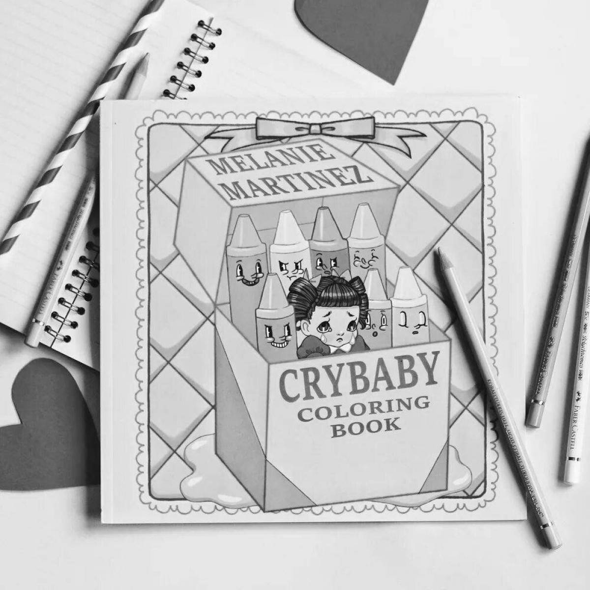 Bright crybaby coloring book