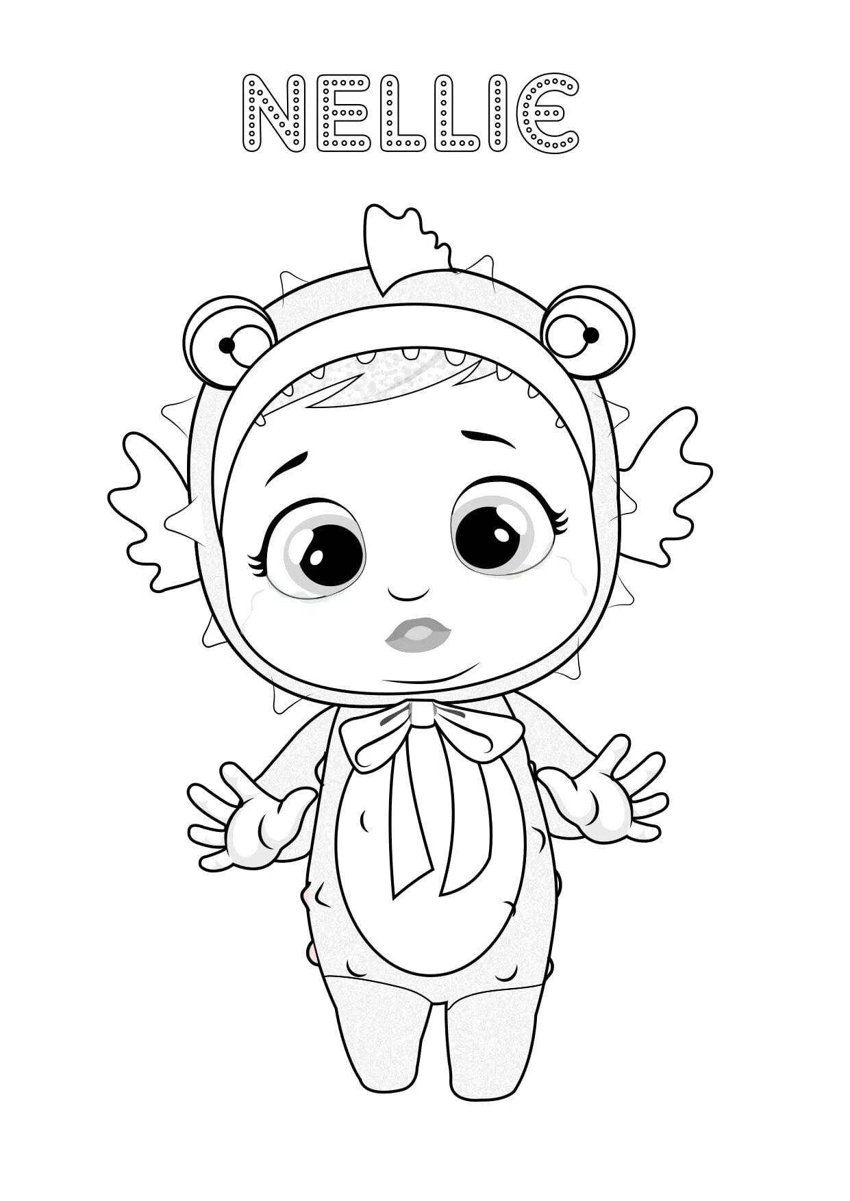 Exalted crybaby coloring book