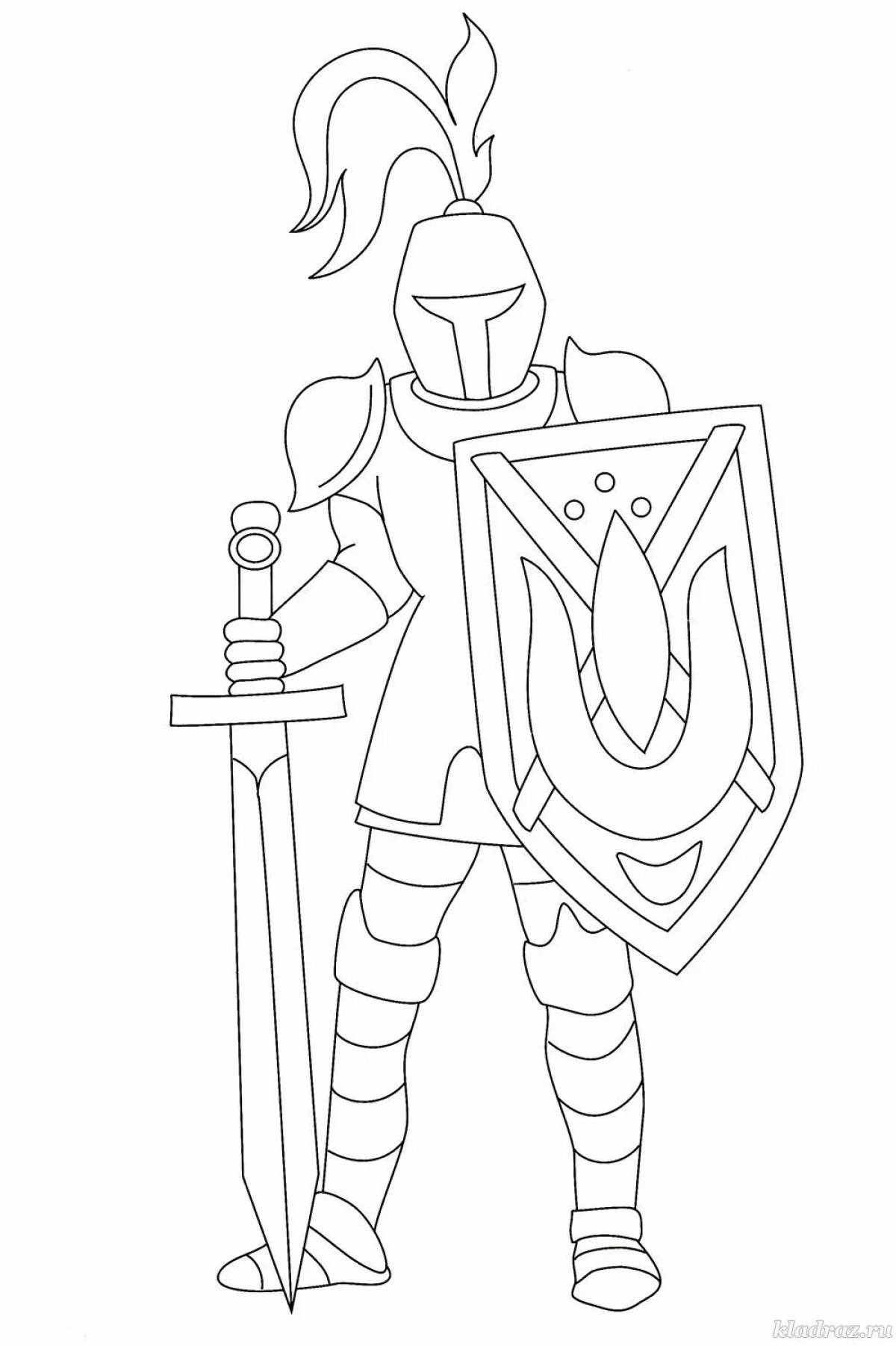 Glitzy coloring page golden man of kazakhstan