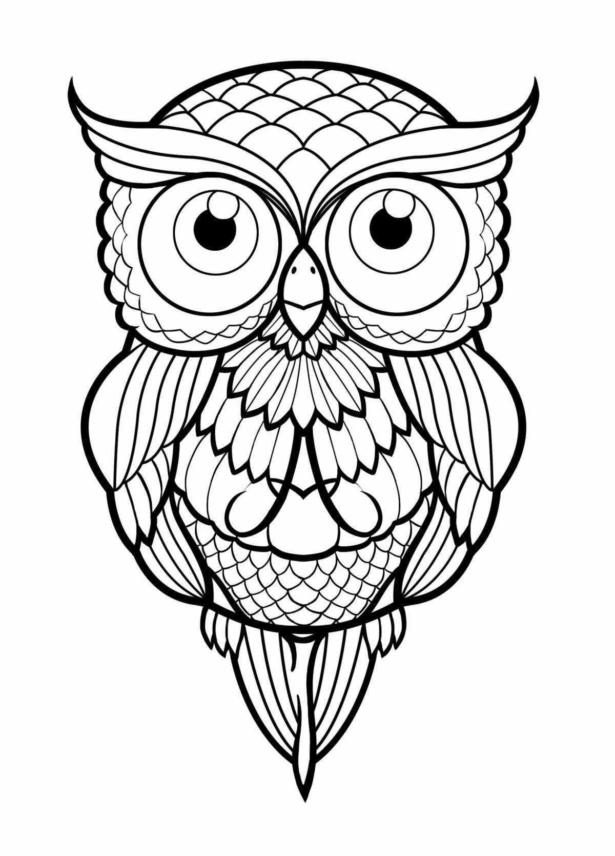 Peaceful anti-stress light big coloring book