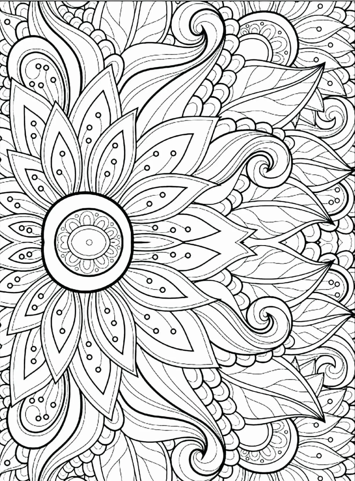 Exquisite anti-stress light large coloring book