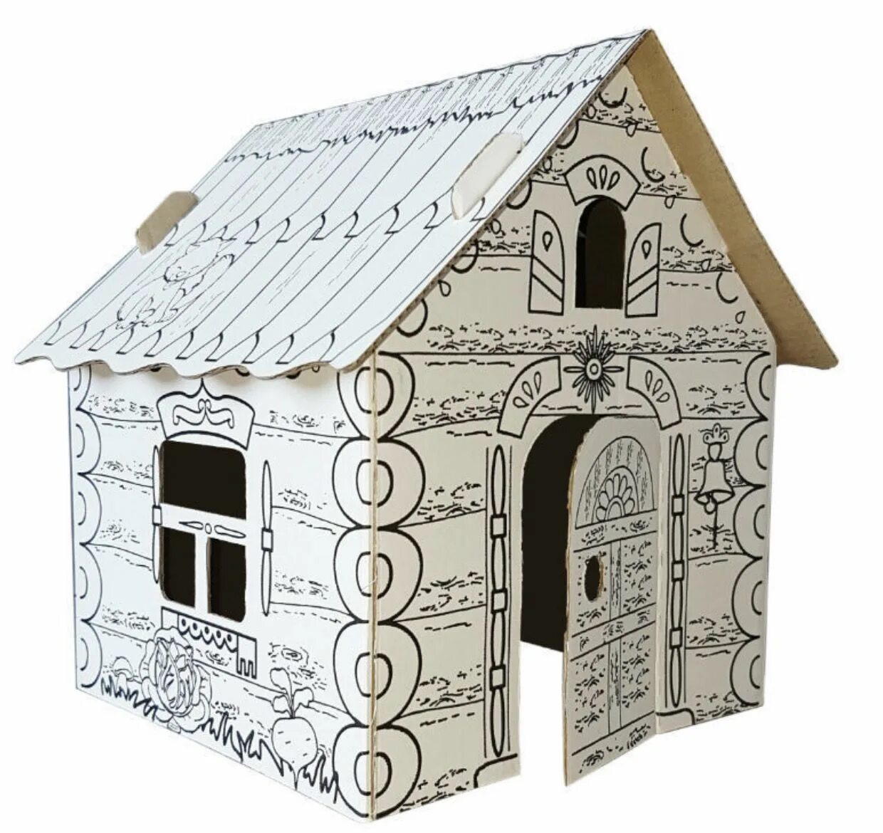 Wonderful cardboard house tyumen