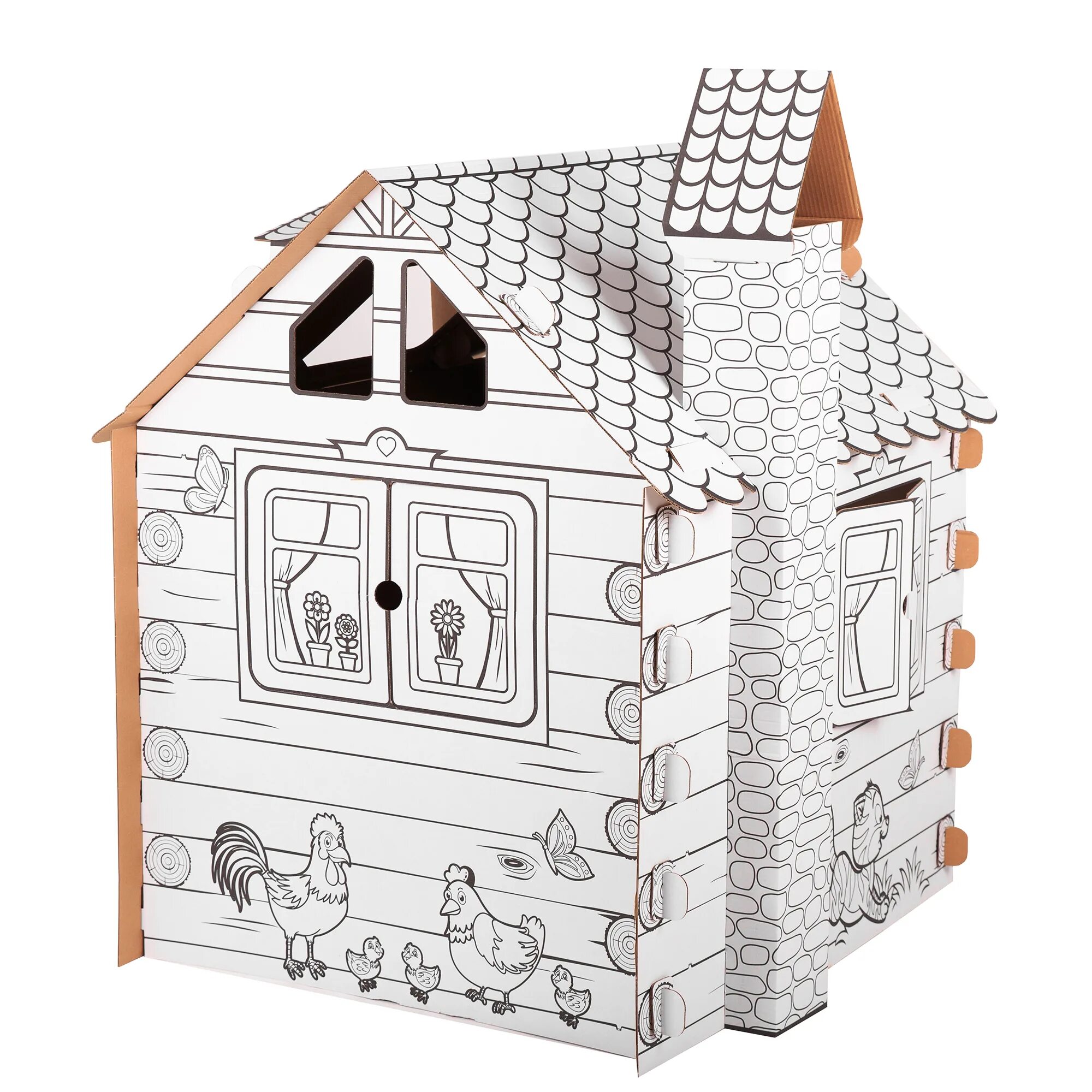 Cardboard house tyumen #4