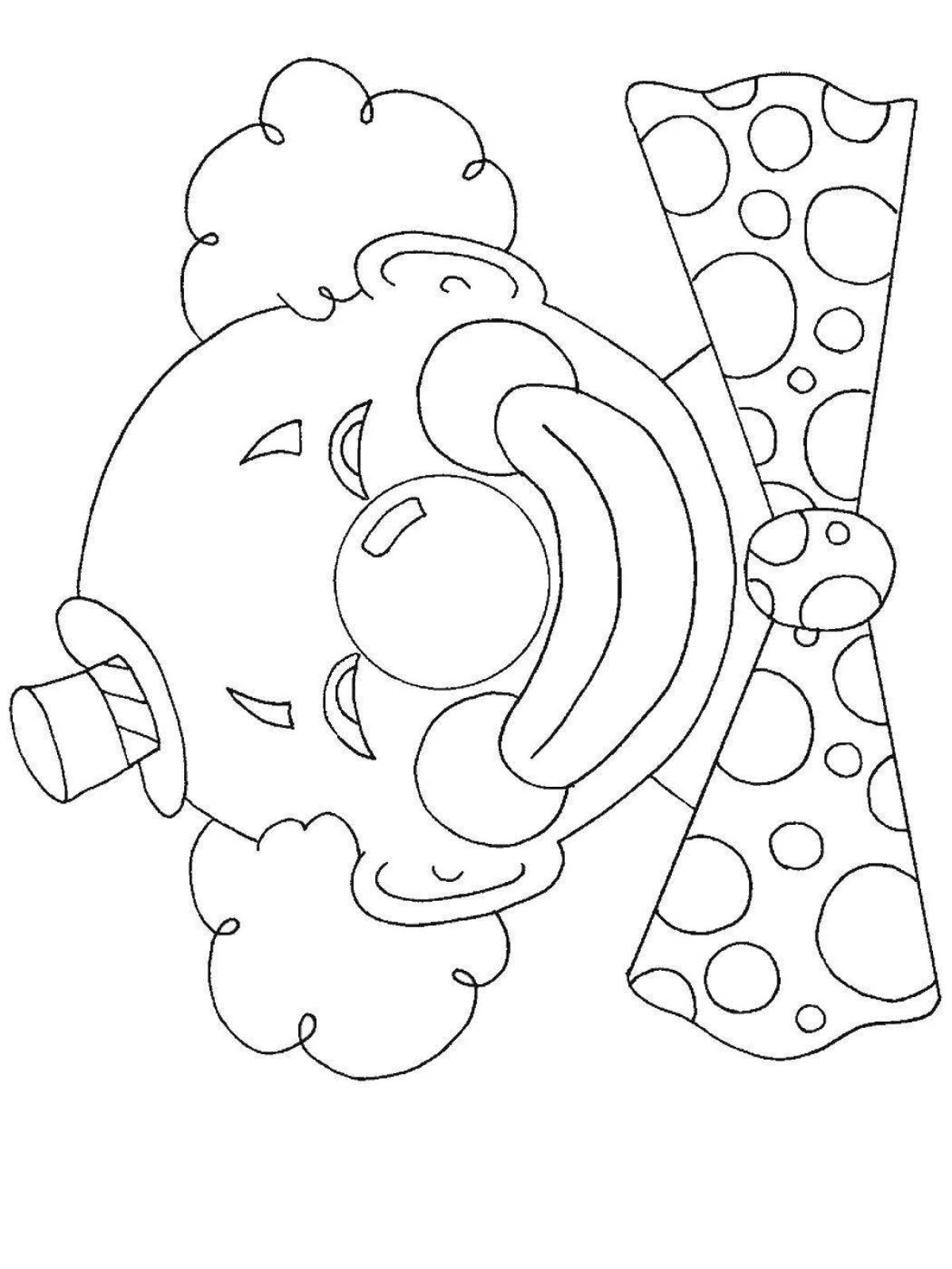 Fancy clown face painting