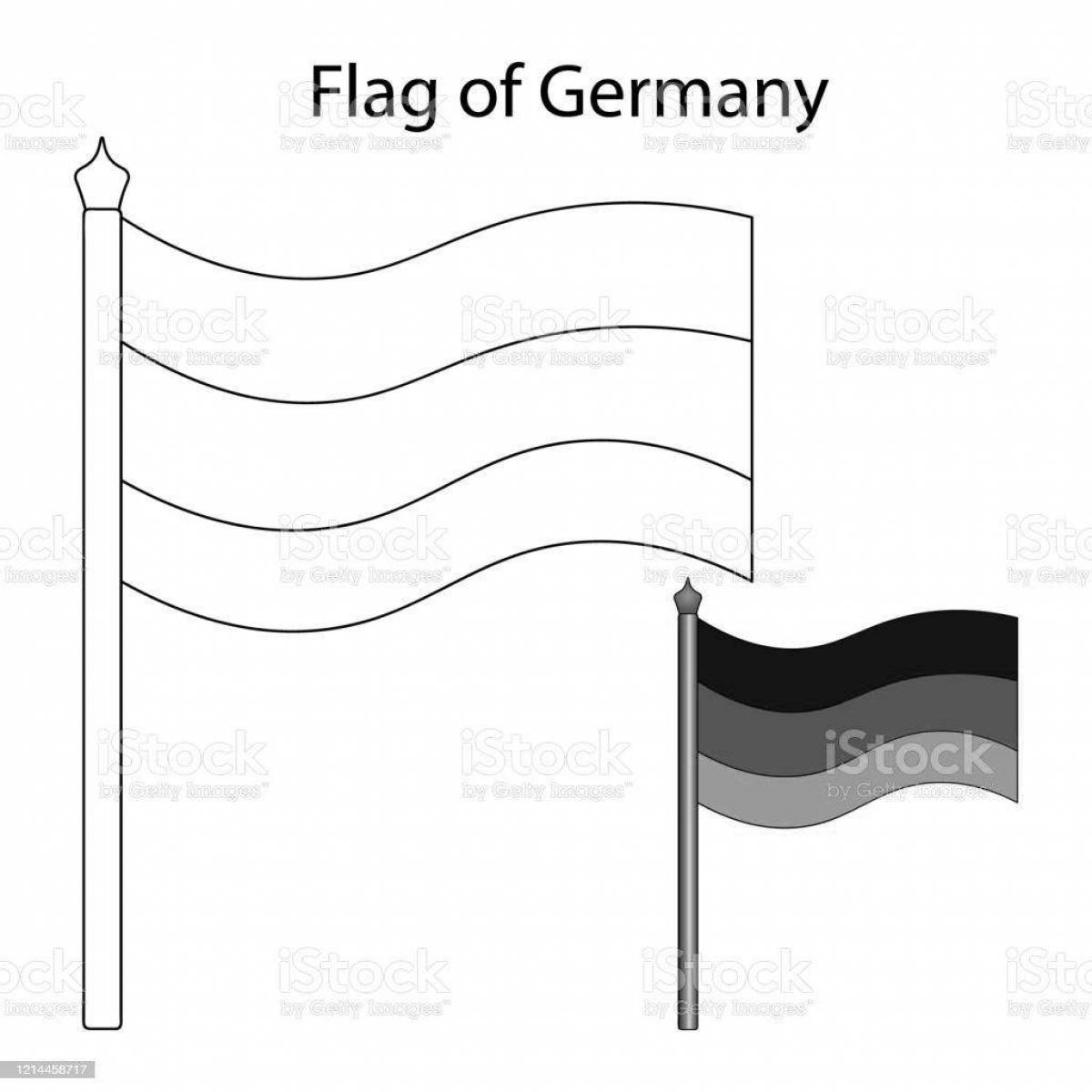 Ярко тонированный флаг свердловской области