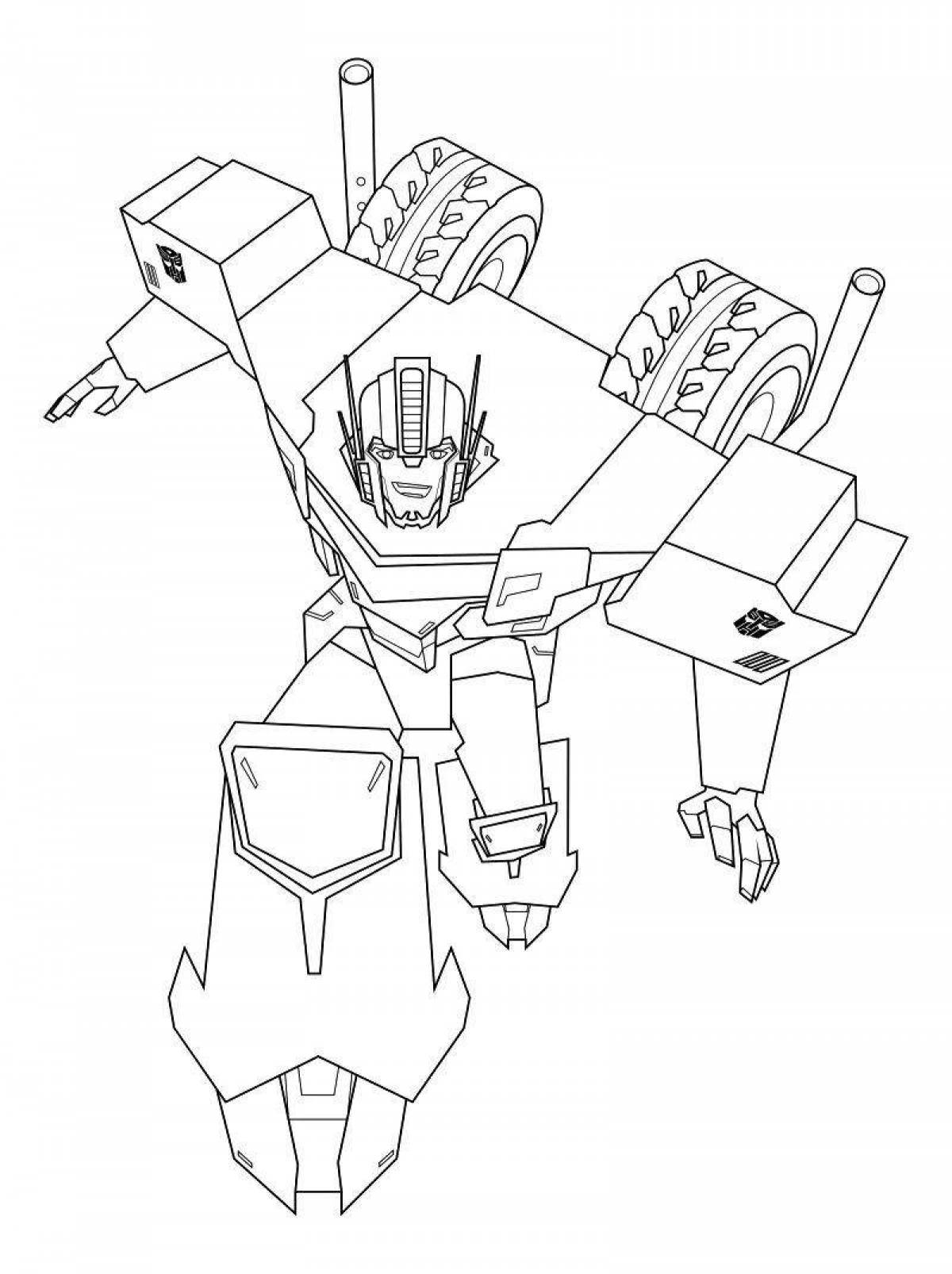 Luxury coloring autobot optimus prime