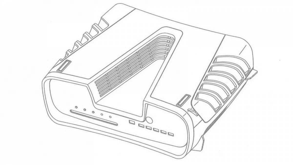 Coloring sony playstation 5