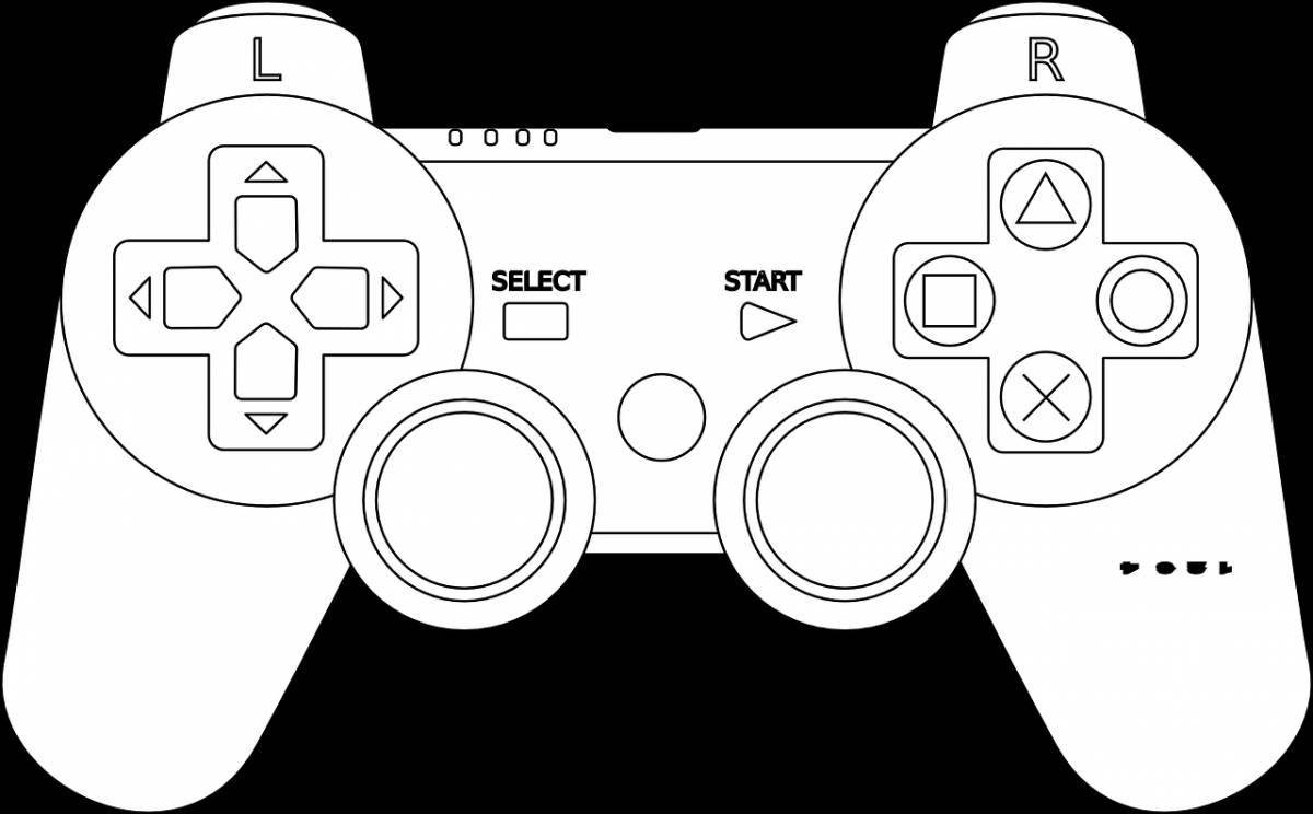 Playful coloring sony playstation 5