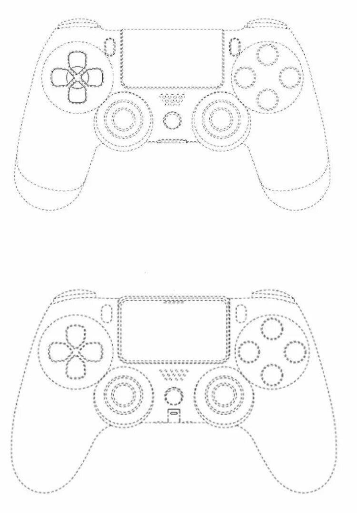 Exquisite coloring sony playstation 5