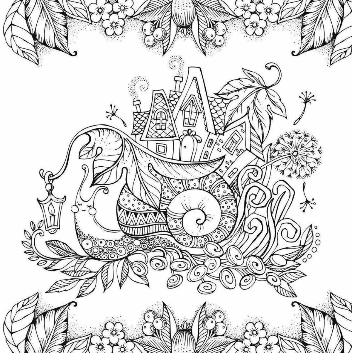 Photo Joyful anti-stress coloring hobby vk