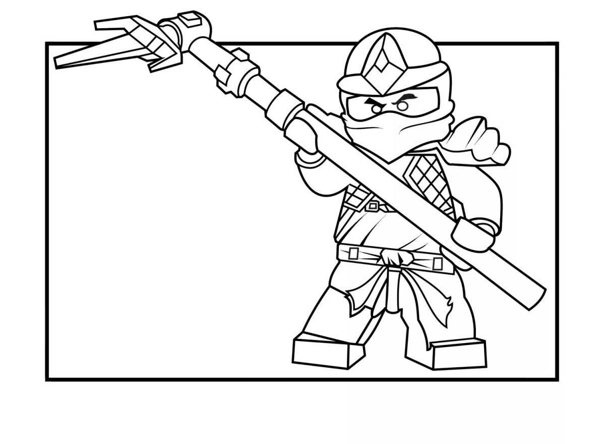 Photo Fun ninja coloring book for boys