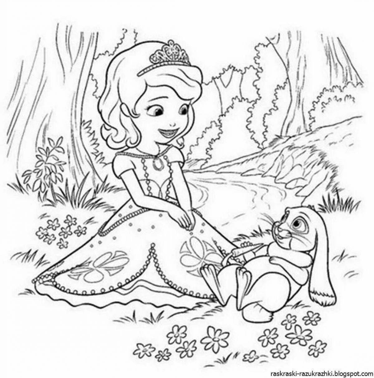 Blessed Sofia coloring book for girls