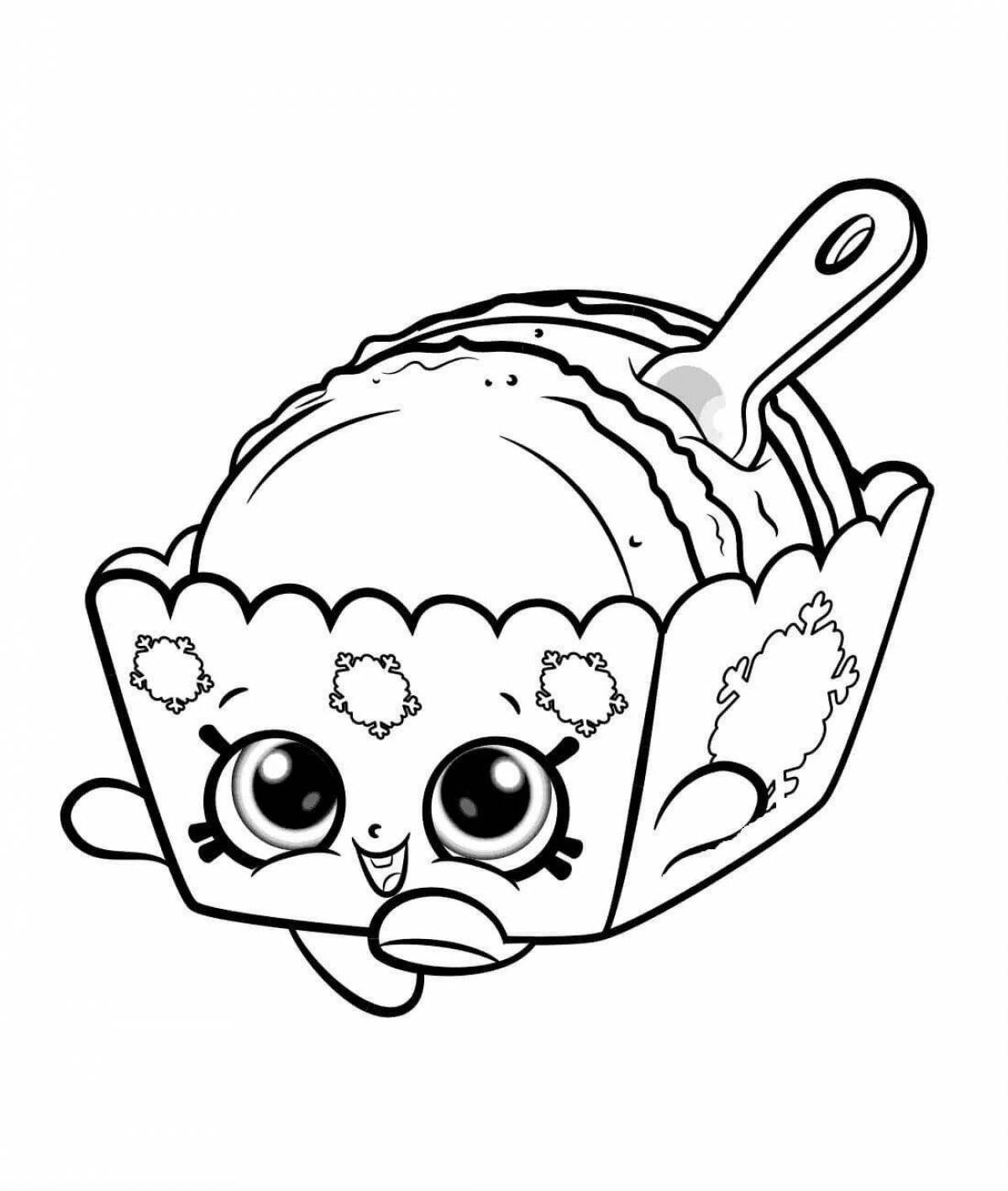 Fruit lol food coloring page