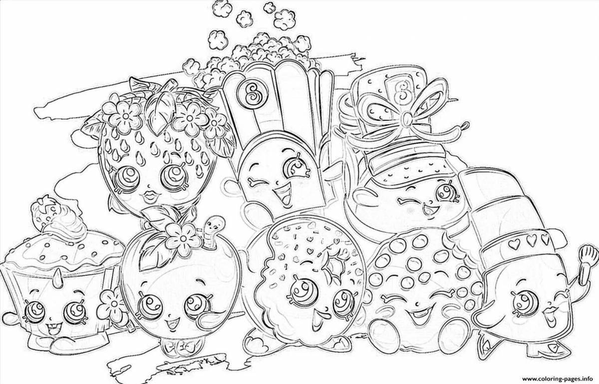 Nutritious lol food coloring page