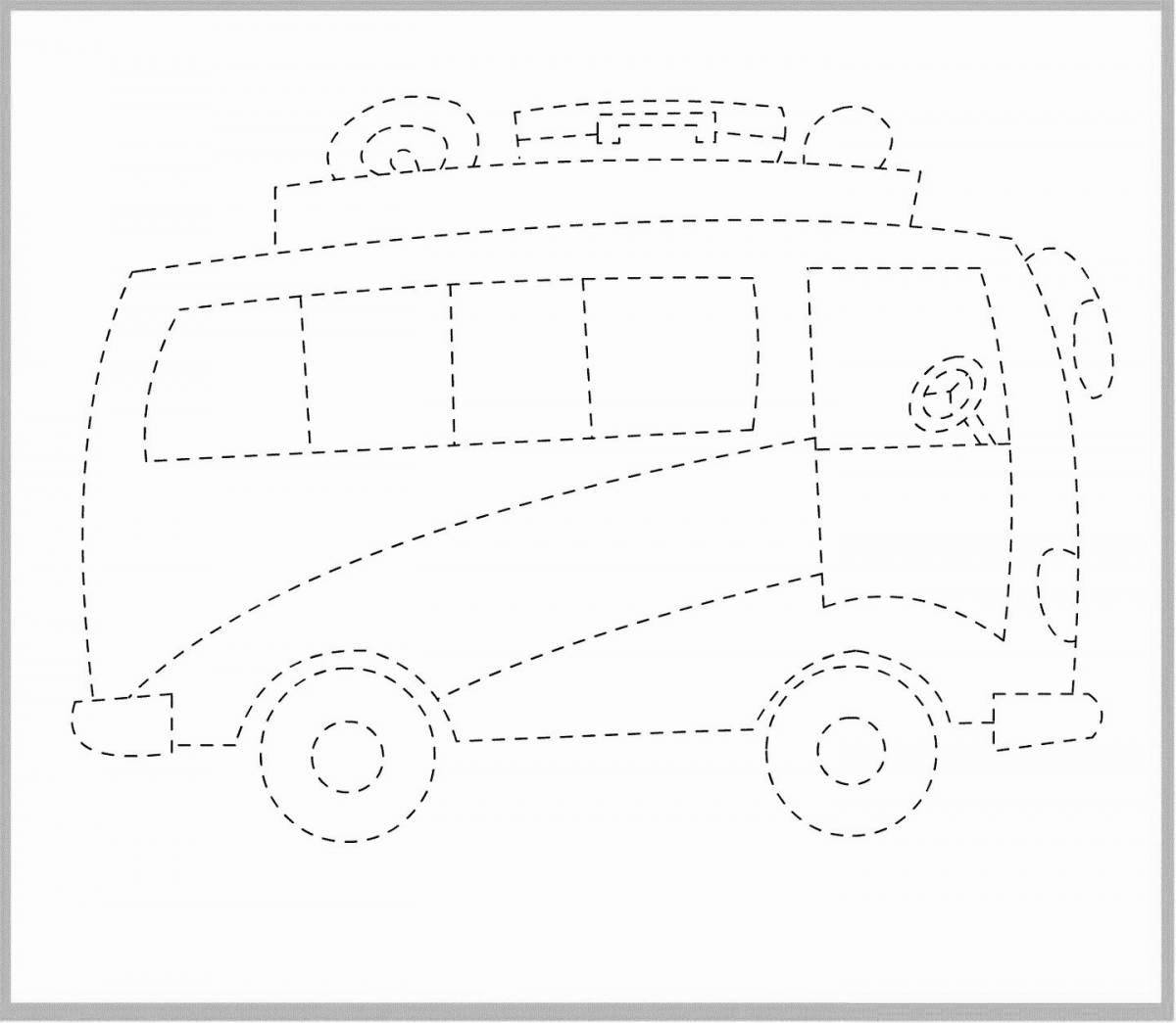 Adorable machine glasses coloring page