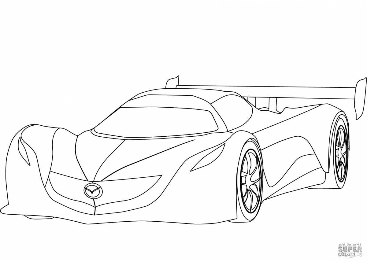 Beautiful coloring mazda rx 7