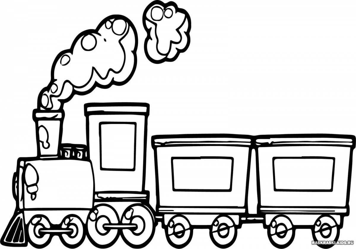 Поезд с вагончиками #7