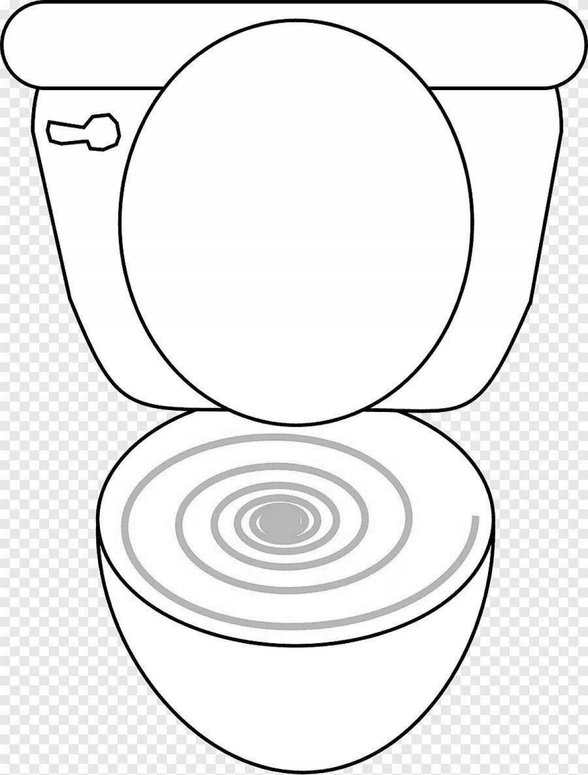 Exciting teen toilet coloring book