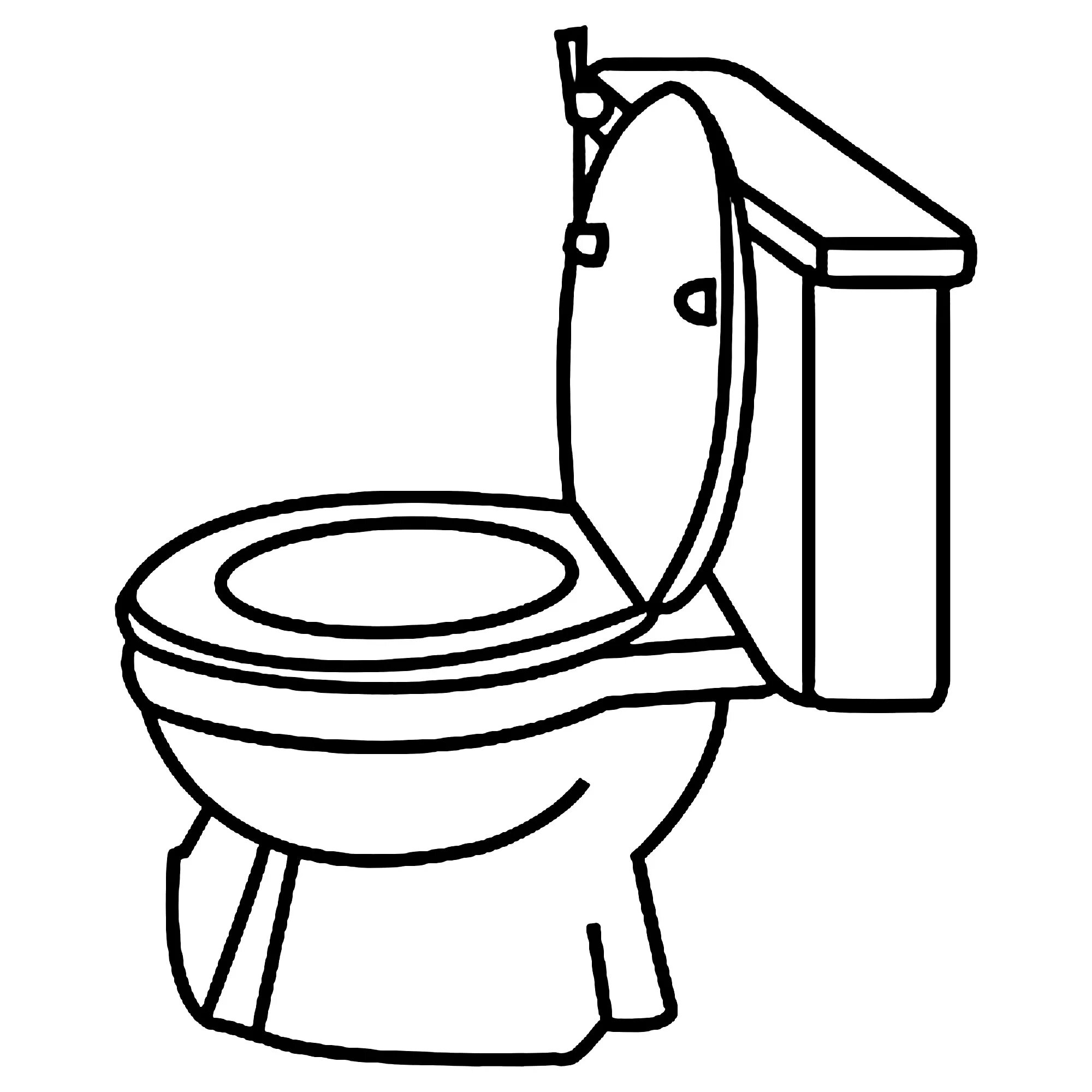 Great toilet coloring book for kids