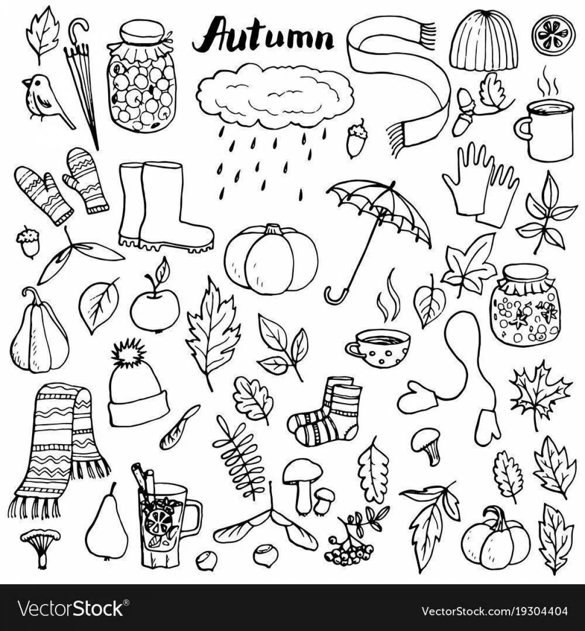 Amazing stickers for coloring diary