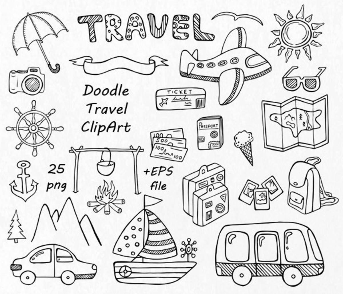Unique stickers for coloring diary