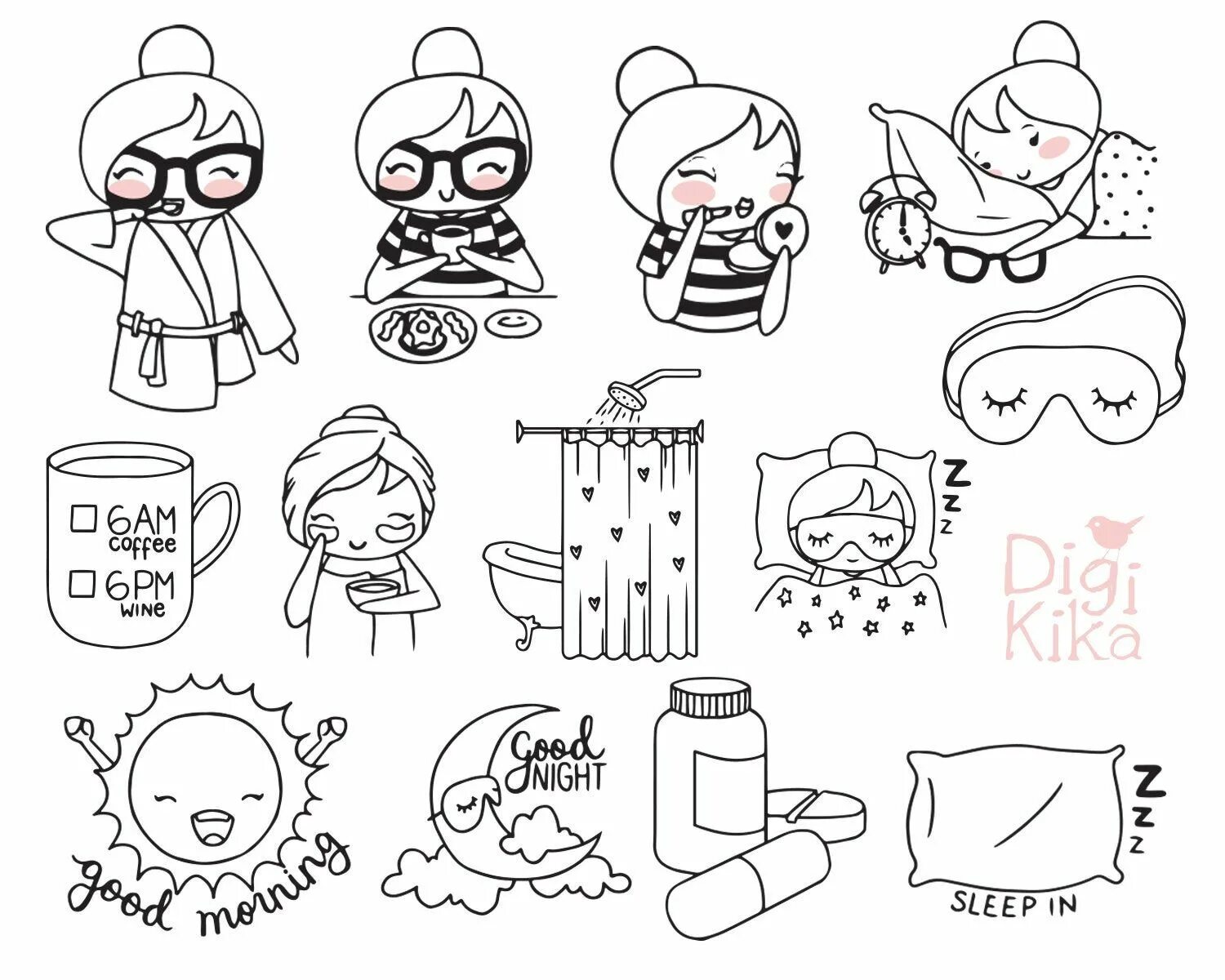 Diary stickers #5