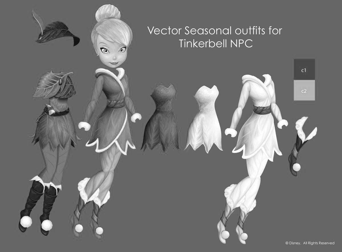 Gentle coloring fairy with clothes