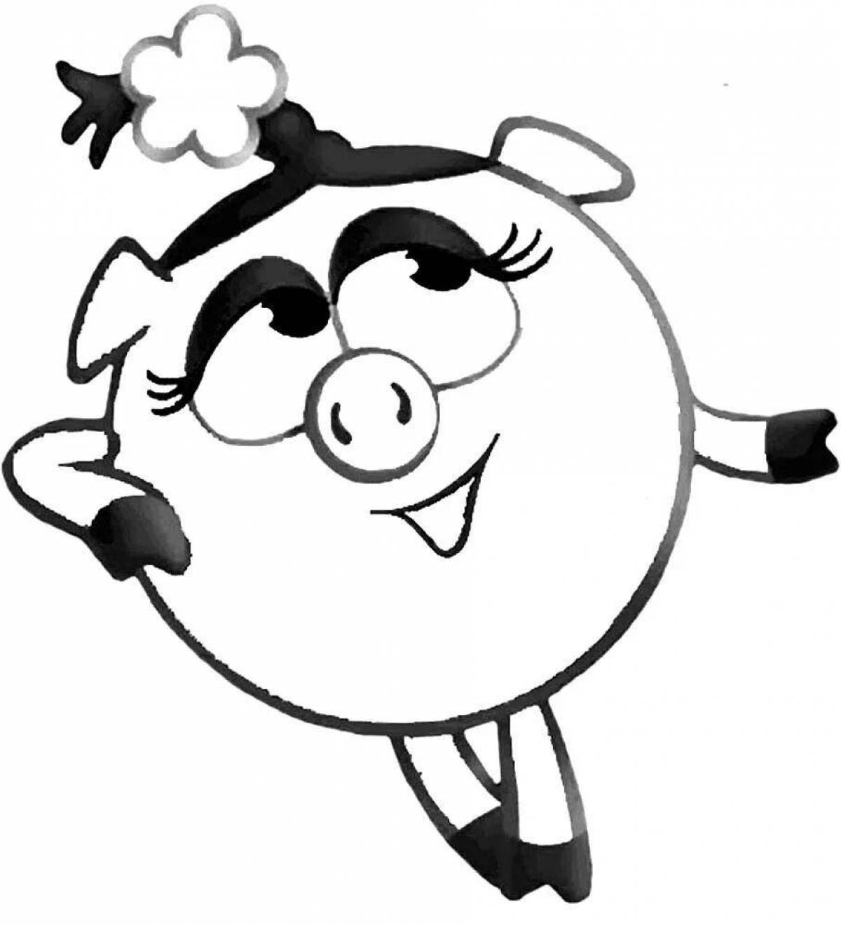 Раскраска Захватывающая раскраска нюша для детей