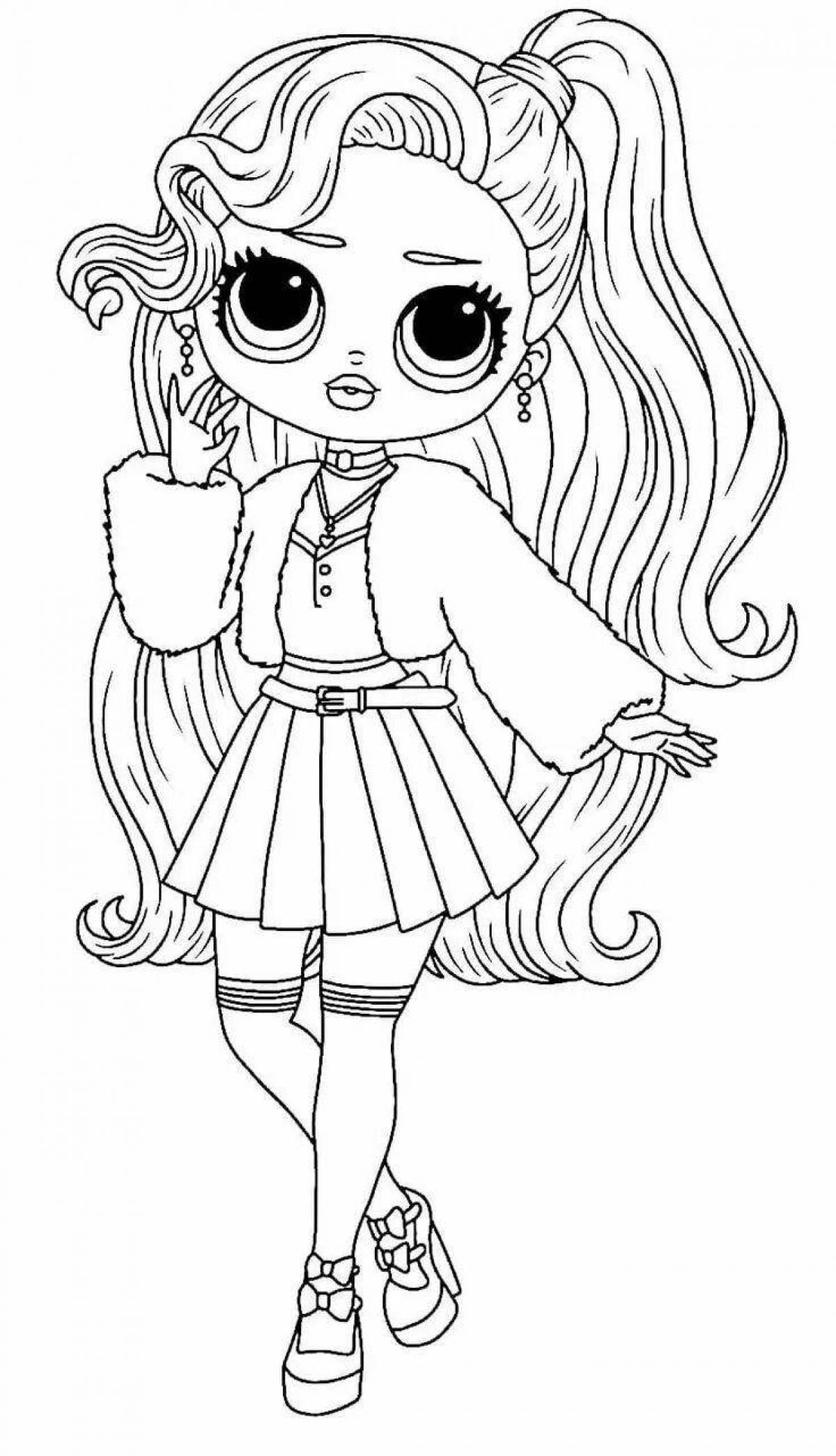 Amazing lol omji dolls coloring pages