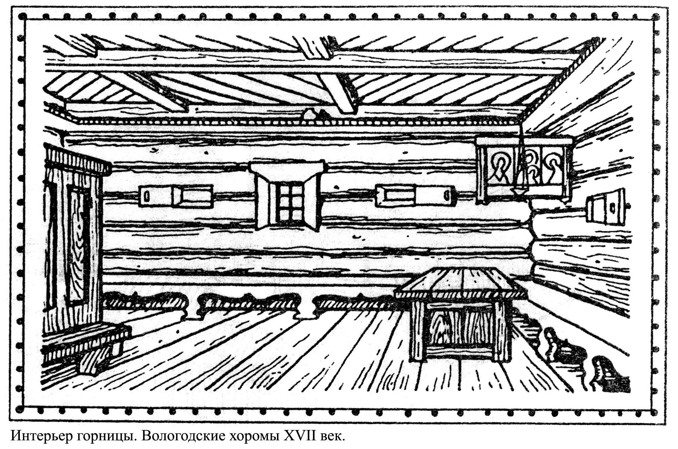 Russian hut interior #2