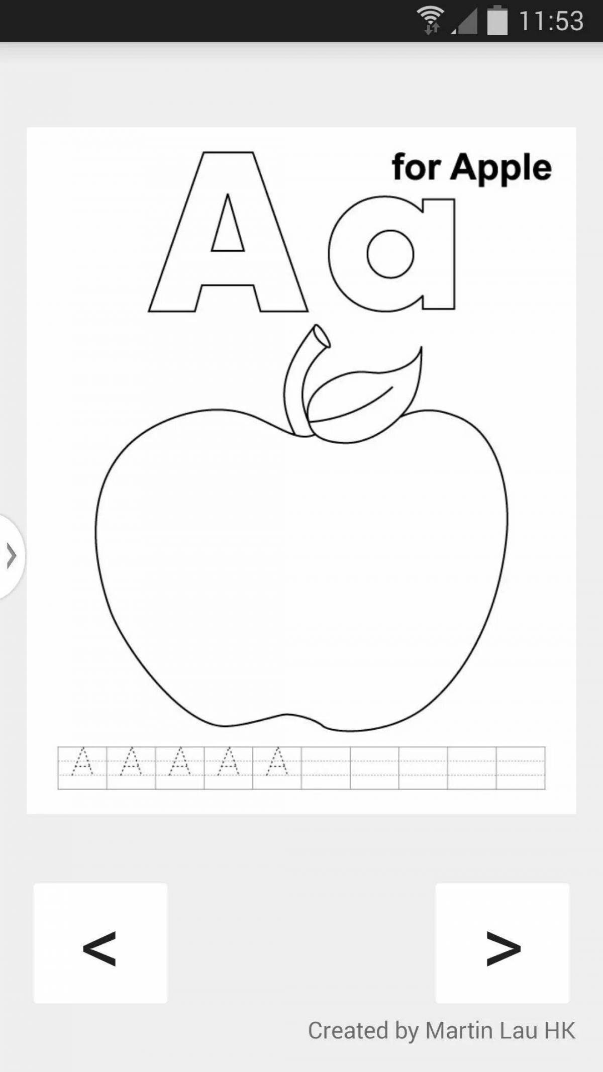 Английская буква а. Apple раскраска. A for Apple. Английские буквы. Apple буквы.