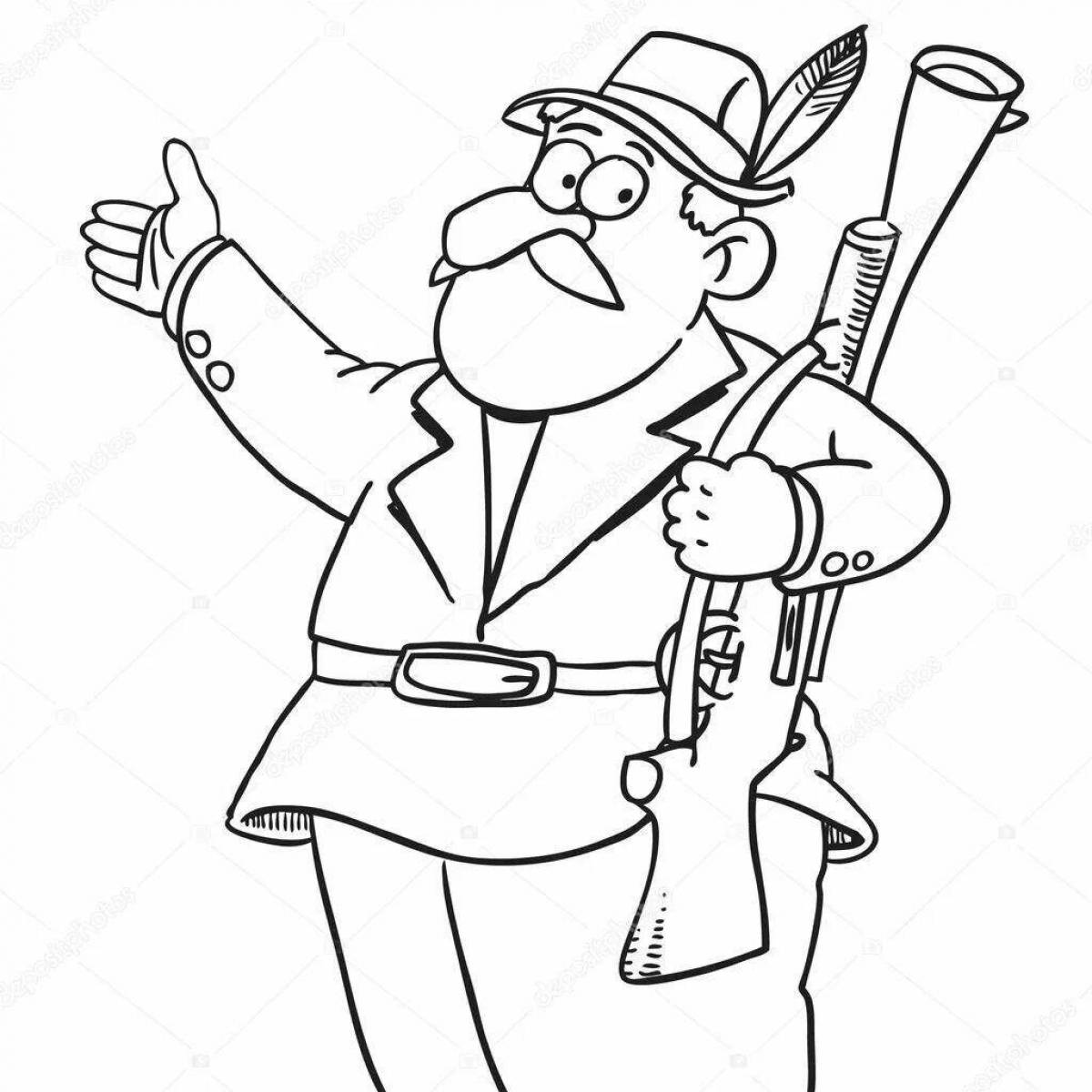 Photo Hunter with gun #6.
