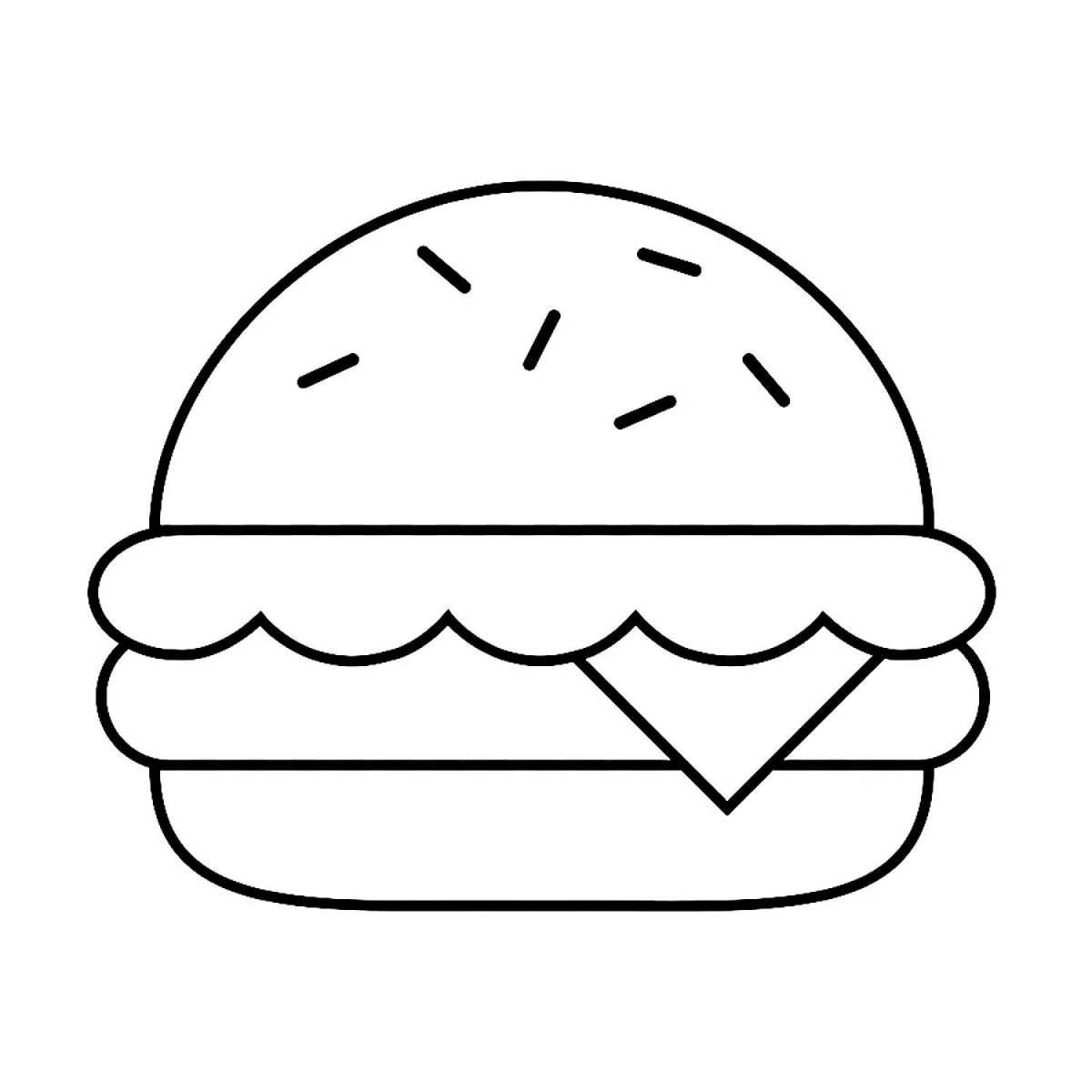 Гамбургер для детей #12