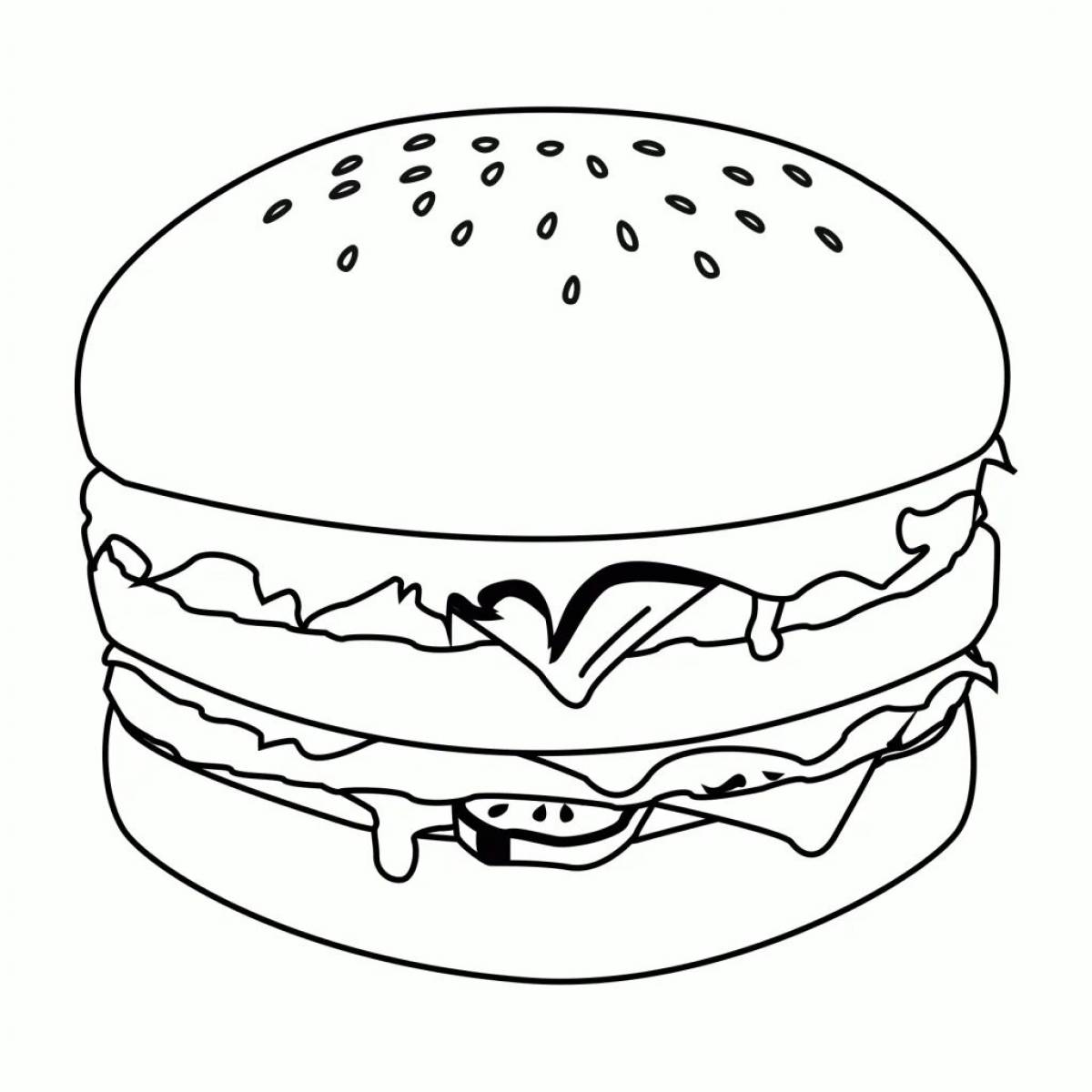 Hamburger for kids #20