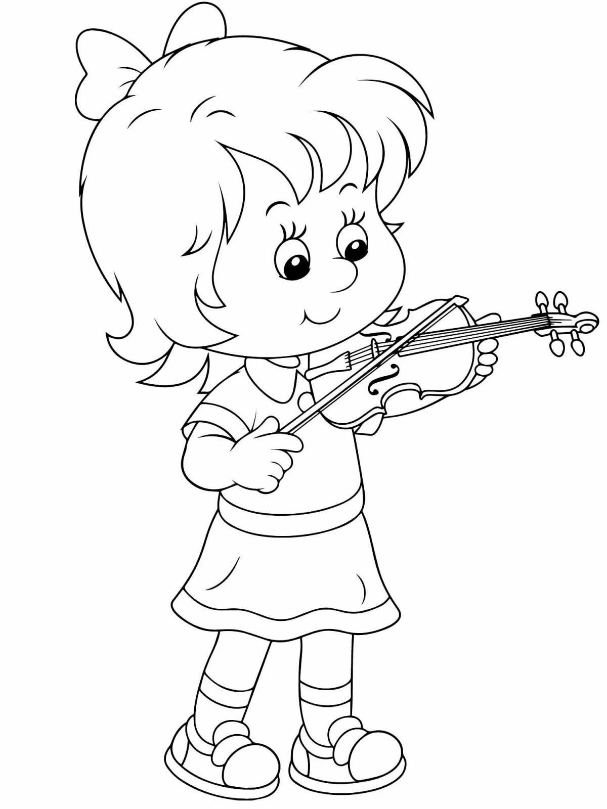 Мальчик со скрипкой #11