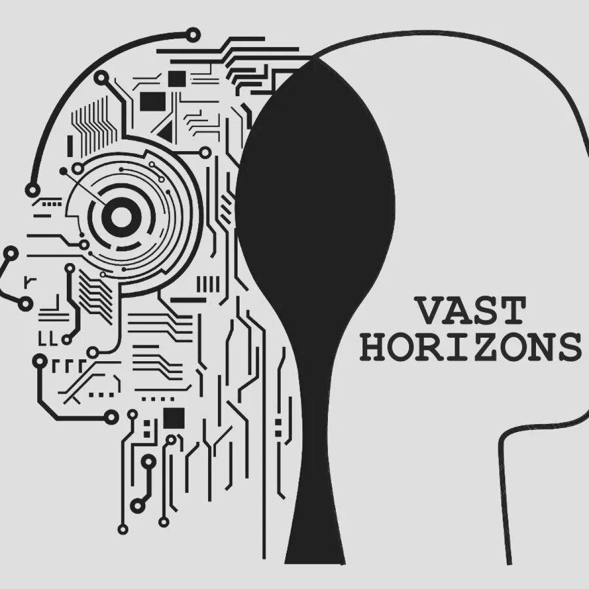 Artificial intelligence humorous coloring book