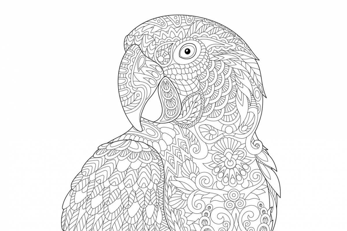 Animated anti-stress coloring book