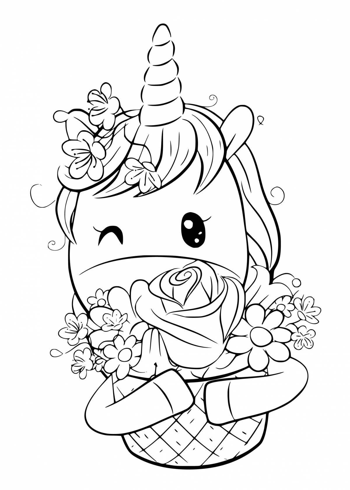 Colorific 12 years cute coloring page